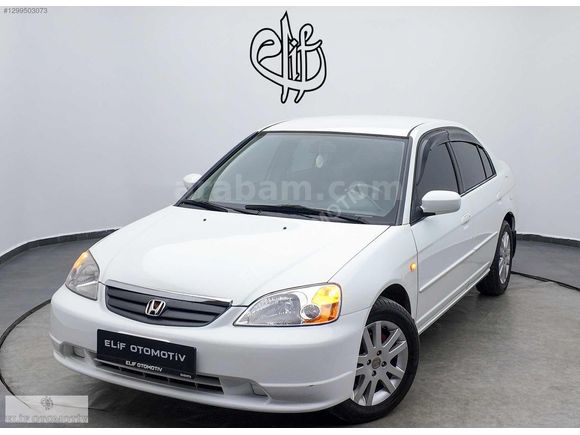 HONDA CİVİC 2002 1.6 V-TEC LS'' BEYAZ 258.BİN KM'DE DEĞİŞENSİZ