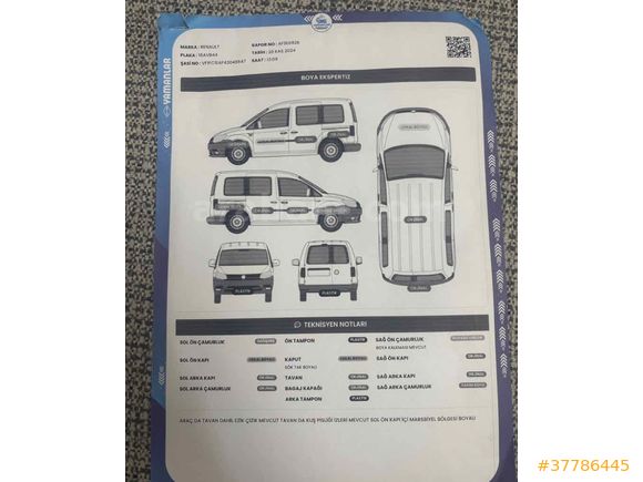 Sahibinden Renault Kangoo 1.5 dCi Authentique 2011 Model 
