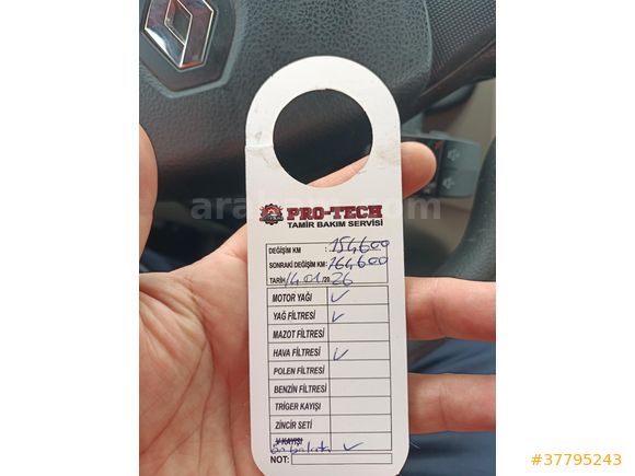 Sahibinden Renault Symbol 1.5 dCi Touch 2015 Model Ankara 155.000 km Beyaz