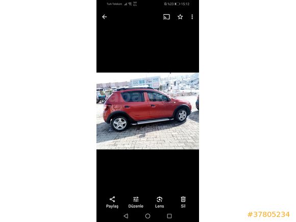 Sahibinden Dacia Sandero 1.5 dCi Stepway 2013 Model