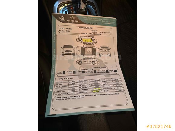Sahibinden Opel Insignia 1.6 CDTI Cosmo 2015 Model 
