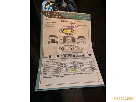 Sahibinden Opel Insignia 1.6 CDTI Cosmo 2015 Model 