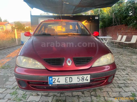 Renault Megane 1.4 ///BOYASIZ/// Authentique 2001 Model Tokat 244.000 km Kırmızı