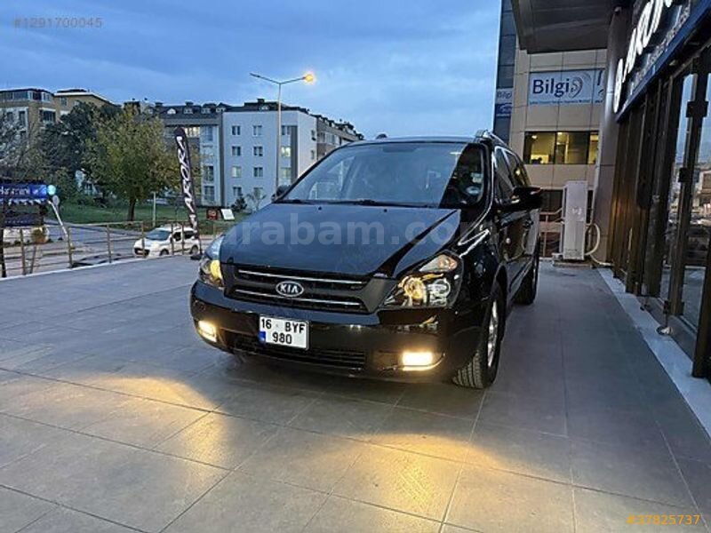 Galeriden Kia Carnival 2.9 CRDi Premium 2007 Model Bursa 128.000 km Siyah