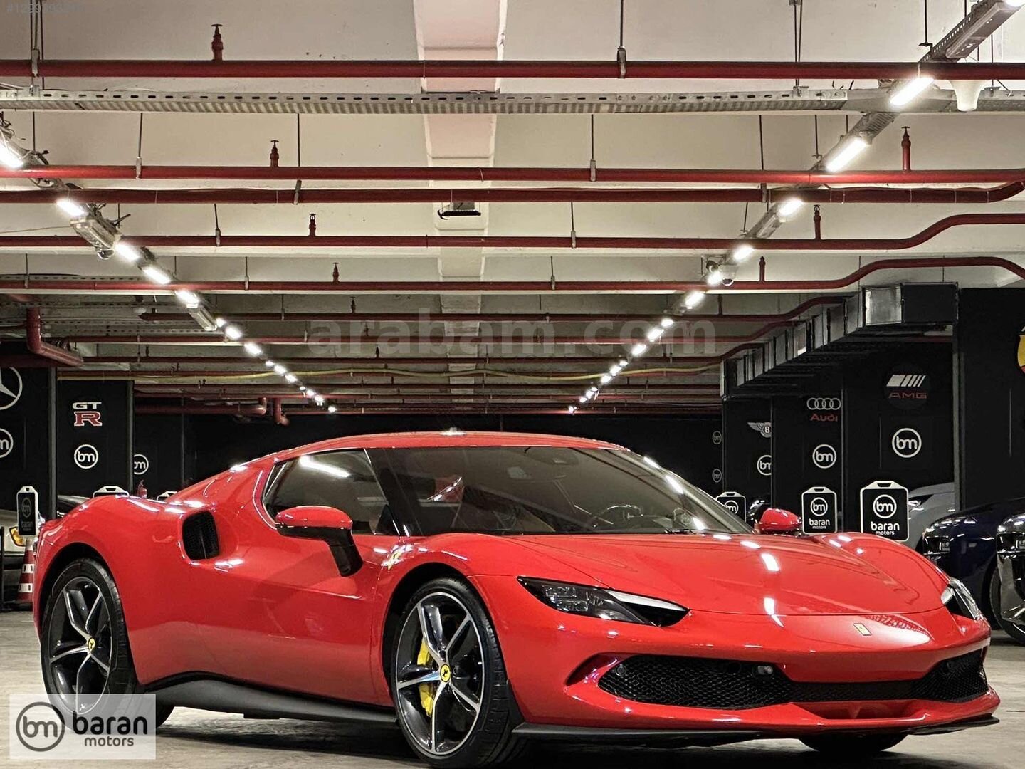Galeriden Ferrari 296 GTB 2023 Model İstanbul 0 km Kırmızı 3
