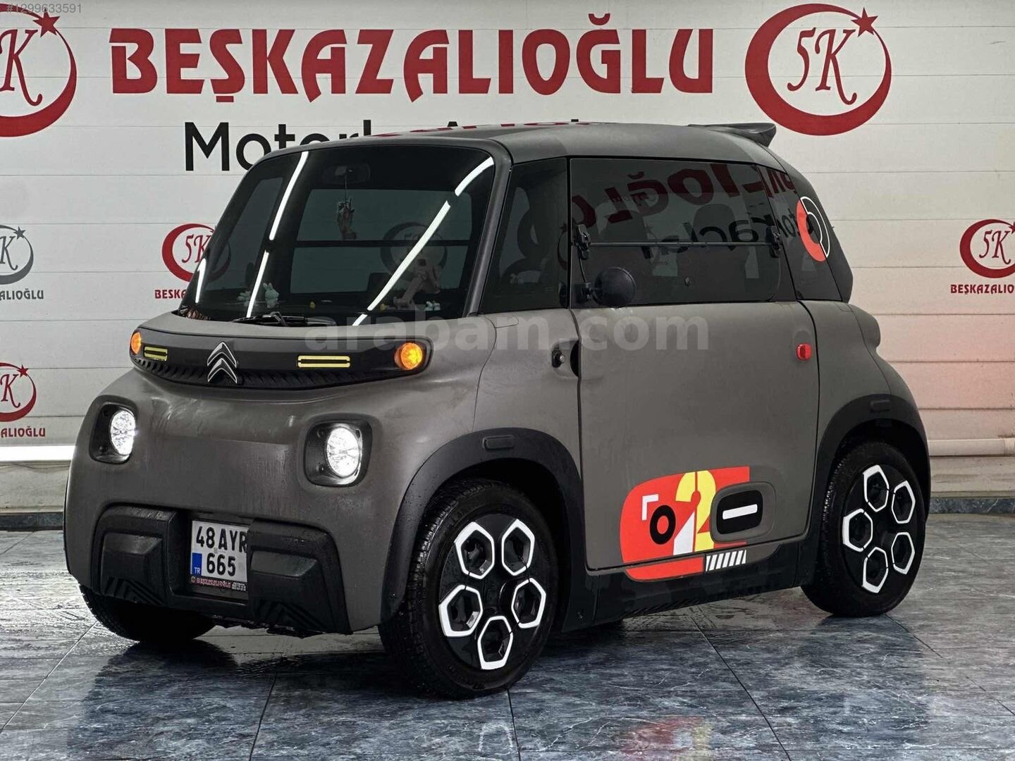 Galeriden Citroen AMİ My Ami Peps 2024 Model Muğla 6.001 km Gri 1