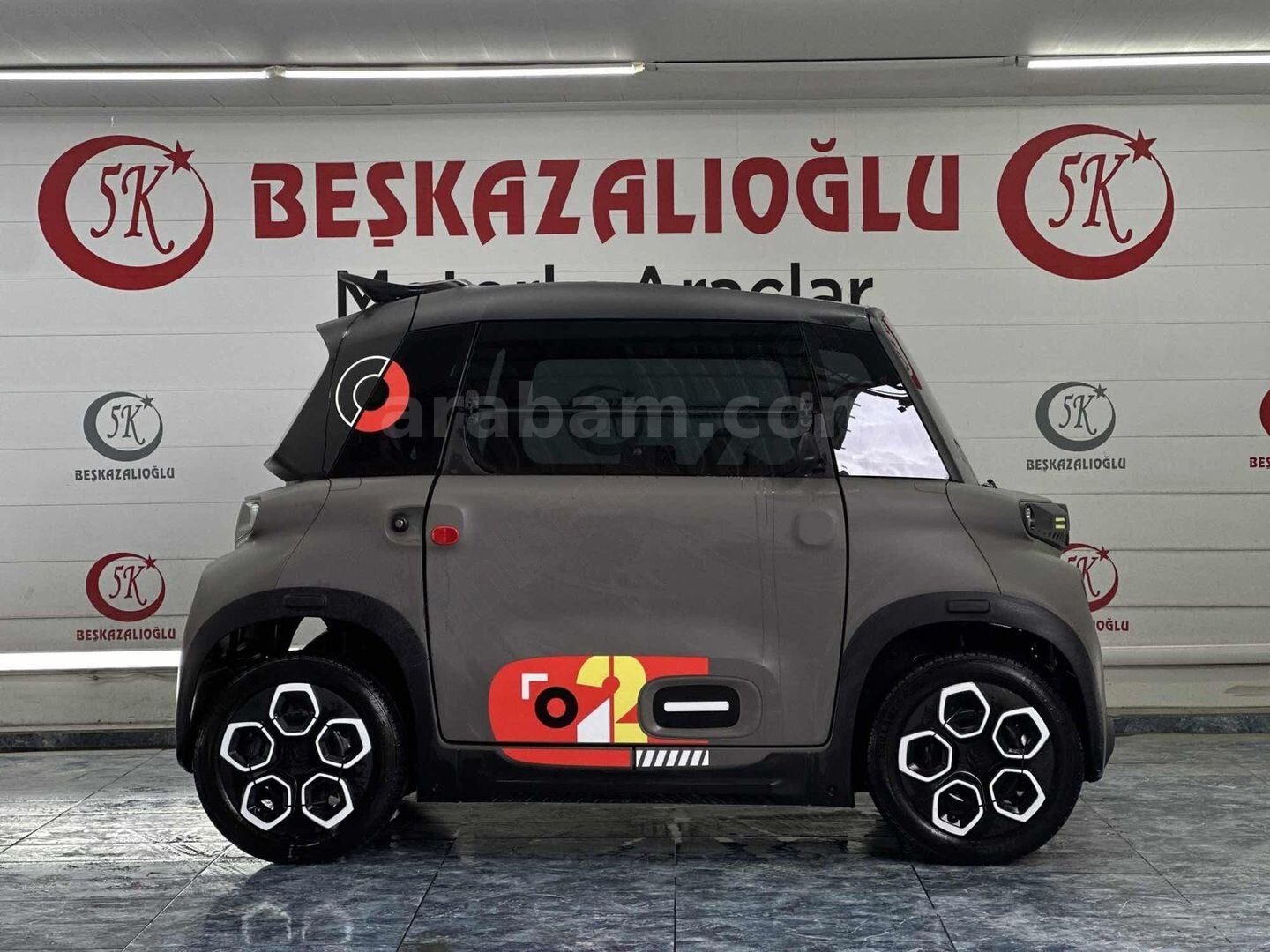Galeriden Citroen AMİ My Ami Peps 2024 Model Muğla 6.001 km Gri 5