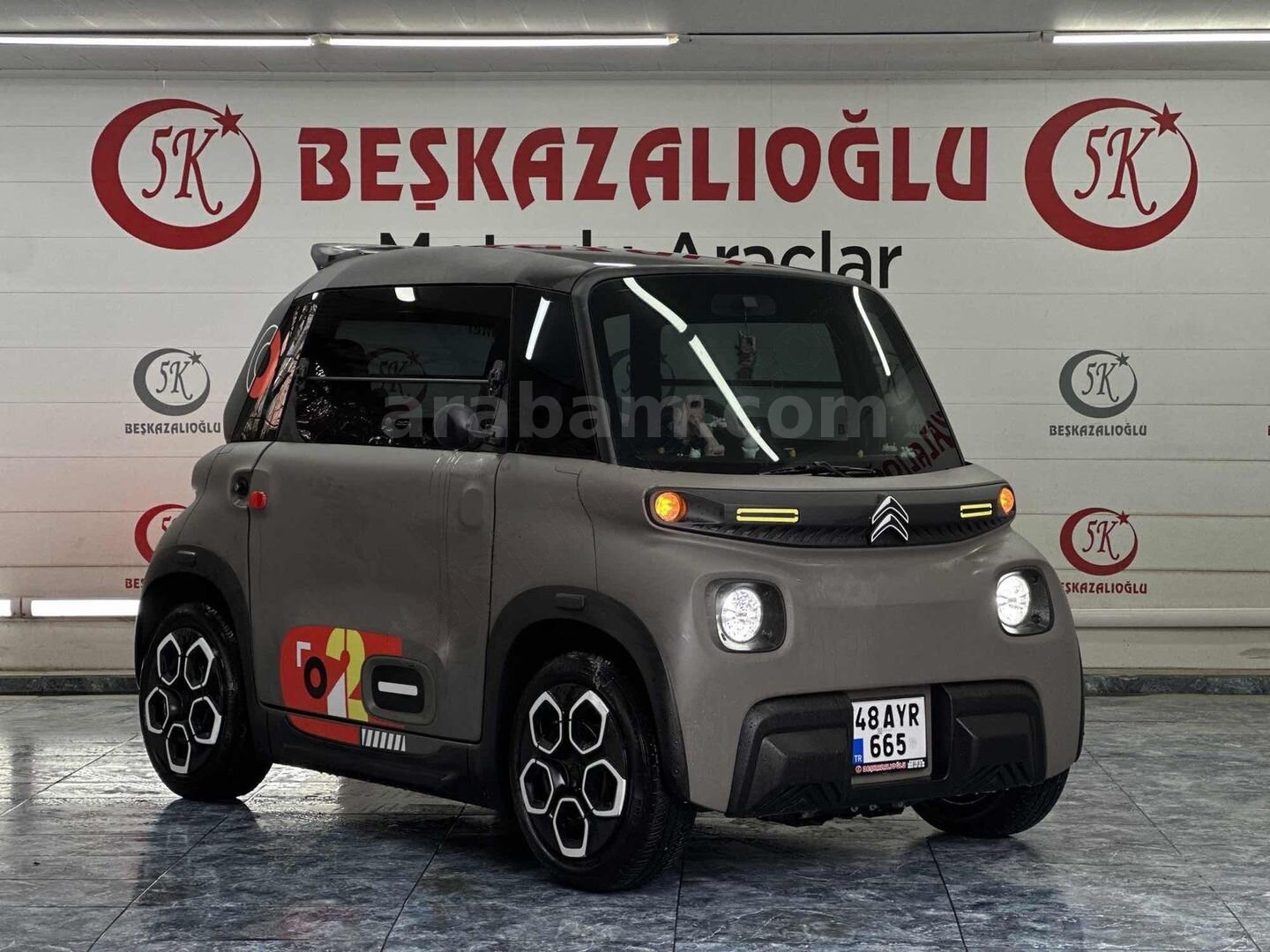 Galeriden Citroen AMİ My Ami Peps 2024 Model Muğla 6.001 km Gri 3