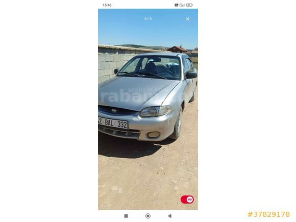 Sahibinden Hyundai Accent 1.3 GT 1998 Model Gaziantep