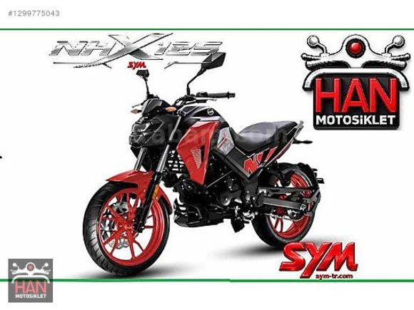 HAN MOTORSİKLET'TEN SYM NH X 125 12 TAKSİT HEMEN TESLİM
