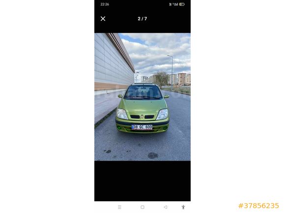 Sahibinden Renault Scenic 1.6 RXE 2000 Model 