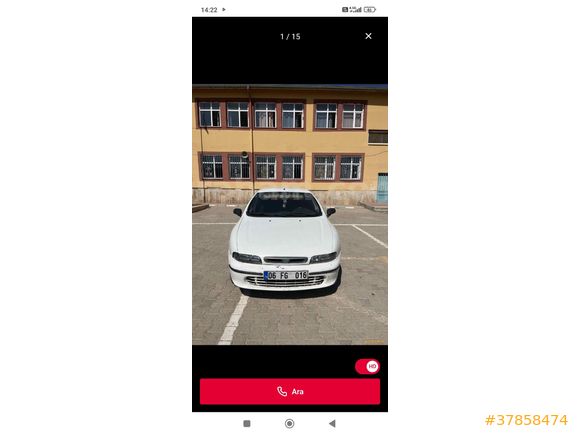 Sahibinden Fiat Marea 1.6 SX 2001 Model  306.000 km Beyaz
