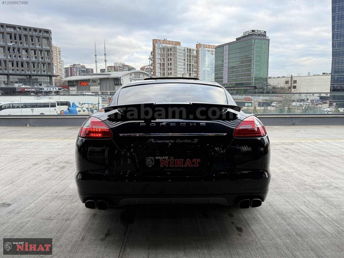 Galeriden Porsche Panamera Turbo S 2012 Model Ankara 145.000 km Siyah 7