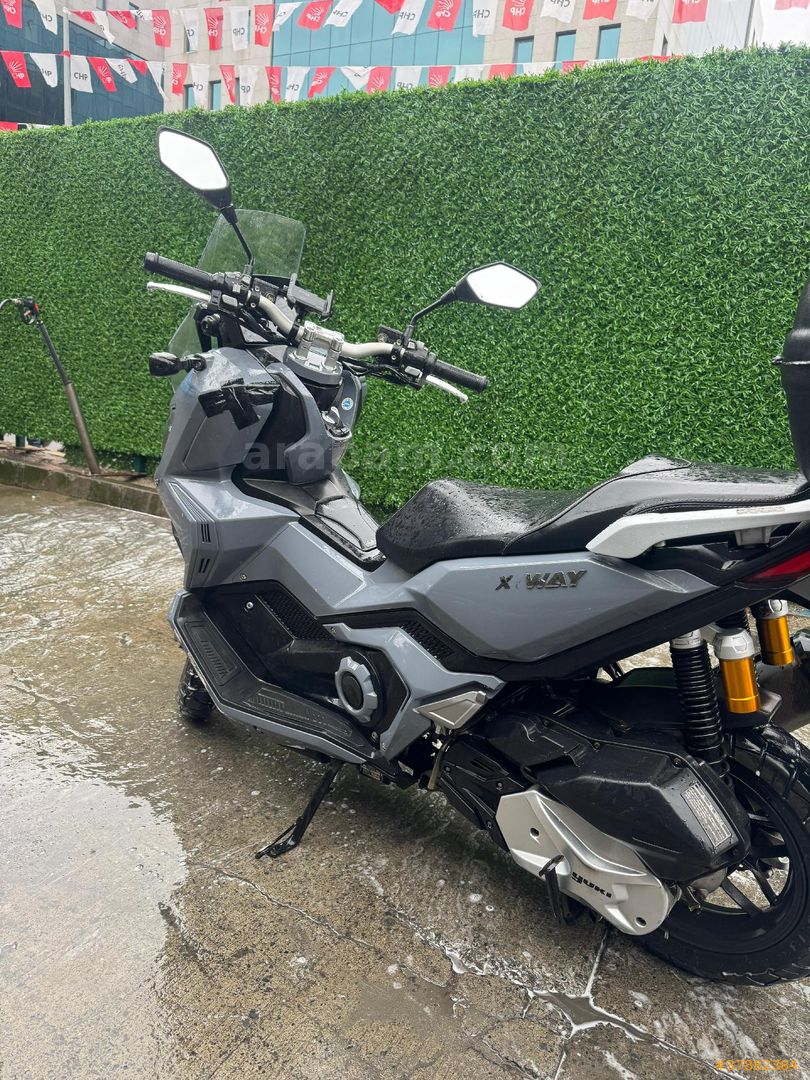 Sahibinden Yuki Xway 125 2023 Model İstanbul 10.000 km Gri