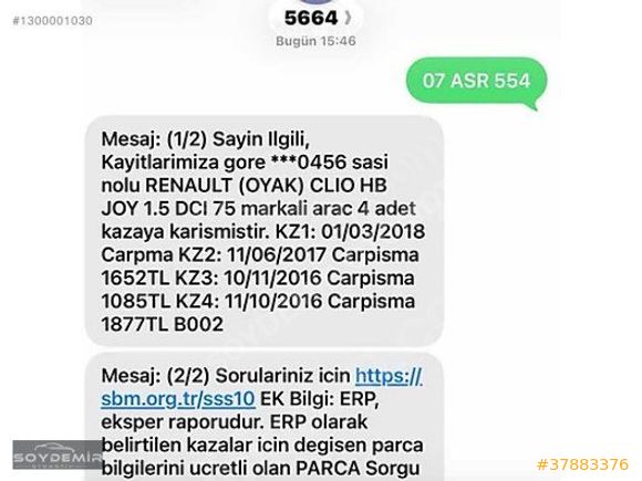 2014 1.5 DİZEL DEGİŞENSİZ