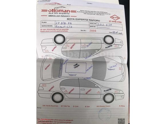 KOÇAK AUTO OTOMATİK CAM TAVAN SANRUFLU ÖZEL ÜRETİM CLIO 2008