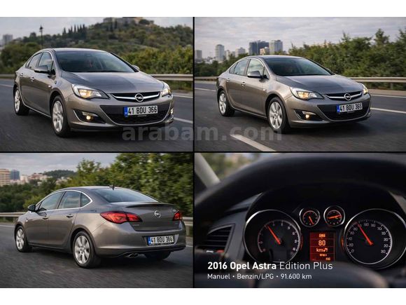 ACiL Sahibinden boyasız tramersiz Opel Astra 1.6 Edition Plus 2016 Model Manuel 