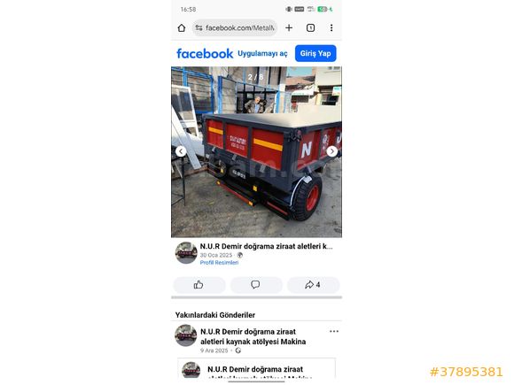 Sahibinden Tarım & İş Makineleri Römork