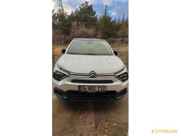 Sahibinden Citroen e-C4 X Shine Bold 2023 Model Yozgat kış paletli koltuk ısıtma iki koltuk masaj elektirikli koltuk full deri koltuk sanruf cam tavan