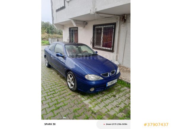 Sahibinden Renault Megane 1.6 Coupe RXI 2001 Model  232.000 km Lacivert