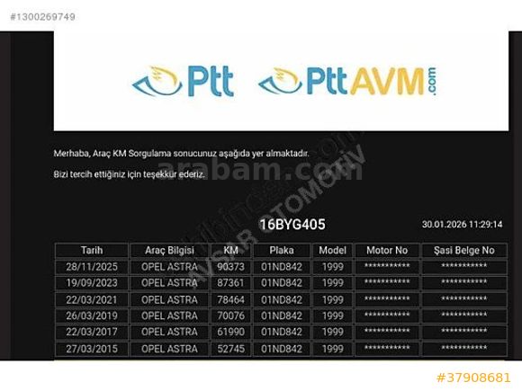 AVŞAR OTOMOTİV DEN TR DE TEK MÜKEMMEL TEMİZLİKTE OPEL ASTRA CD