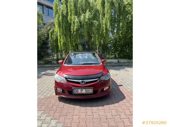 Sahibinden Honda Civic 1.6 Elegance 2007 Model  286000km Kırmızı