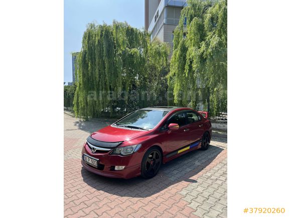 Sahibinden Honda Civic 1.6 Elegance 2007 Model  286000km Kırmızı