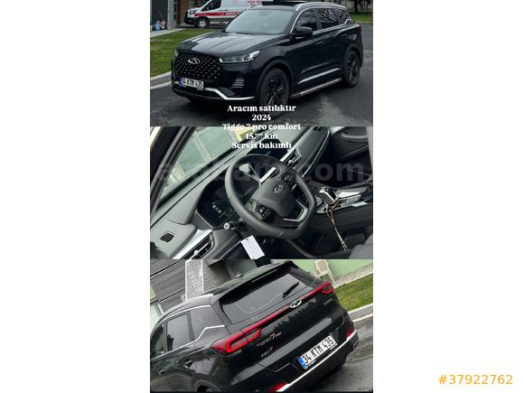 Sahibinden Chery Tiggo 7 Pro 1.6 TGDI Comfort 2024 Model