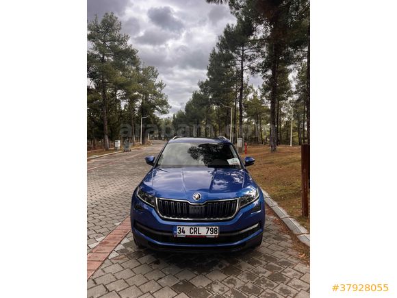 Sahibinden Skoda Kodiaq 1.5 TSI GreenTec Premium 2020 Model Denizli 87 bin km Mavi  Tramersiz,Değişensiz,Boyasız 