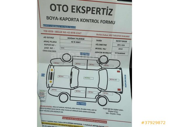2010 L200 Bakımlı Masrafsız Değişensiz