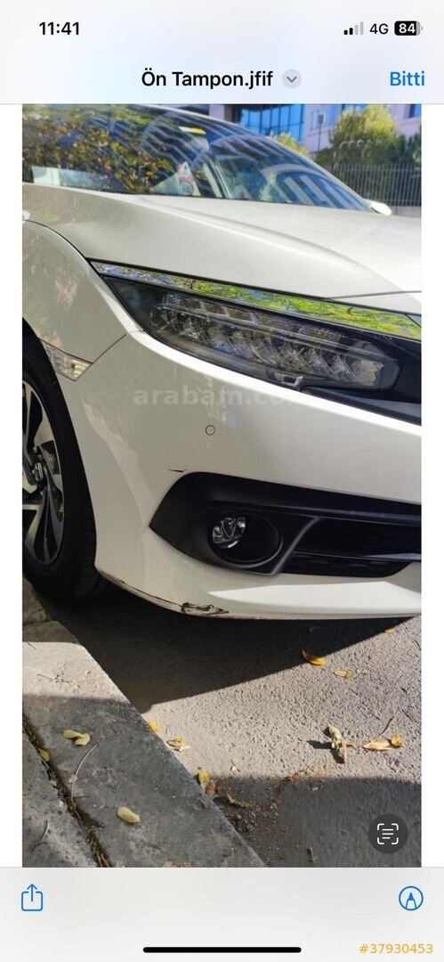 Galeriden Honda Civic 1.6i VTEC Executive 2019 Model Muğla 33.000 km Beyaz 5