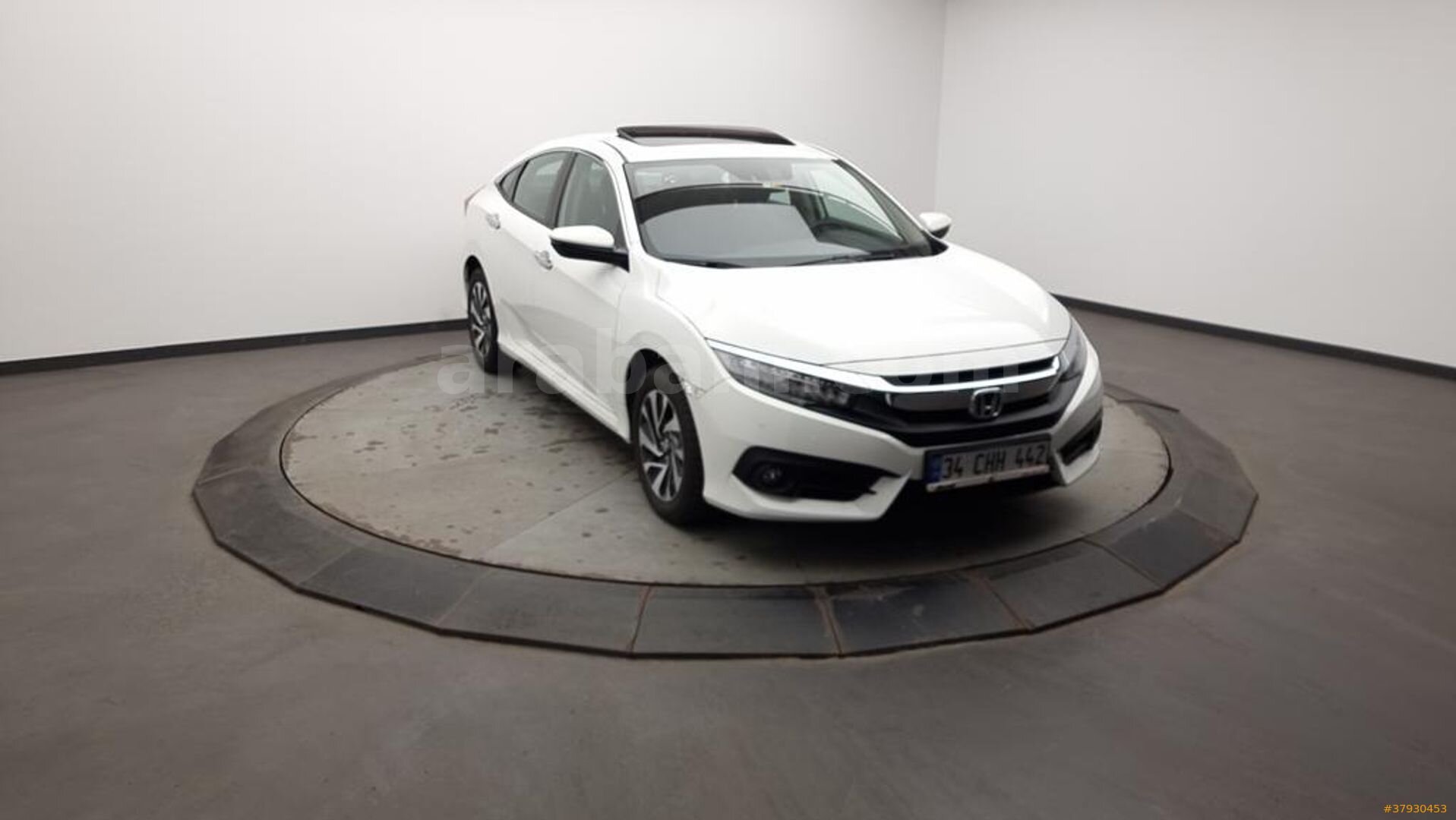 Galeriden Honda Civic 1.6i VTEC Executive 2019 Model Muğla 33.000 km Beyaz 1