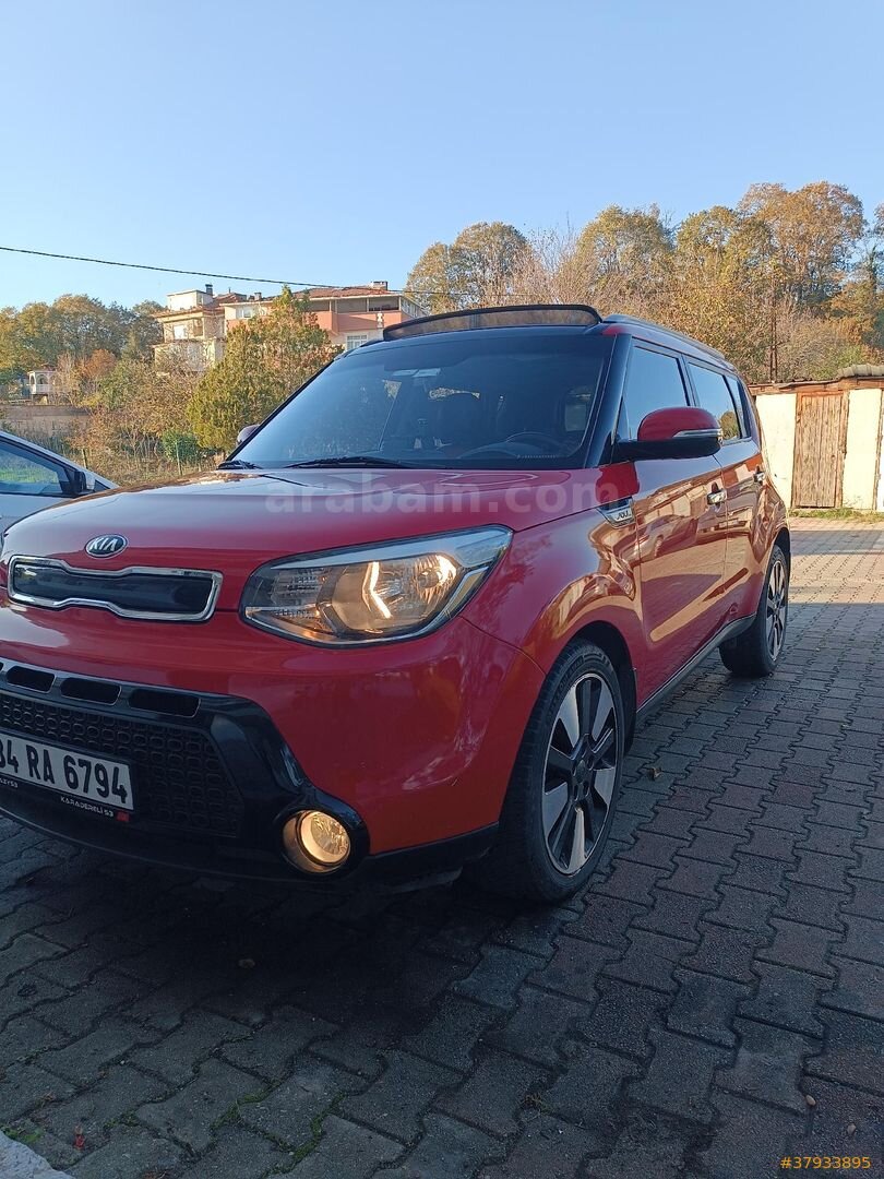 Sahibinden Kia Soul 1.6 CRDi Premium 2016 Model 102.000 km Kırmızı 2
