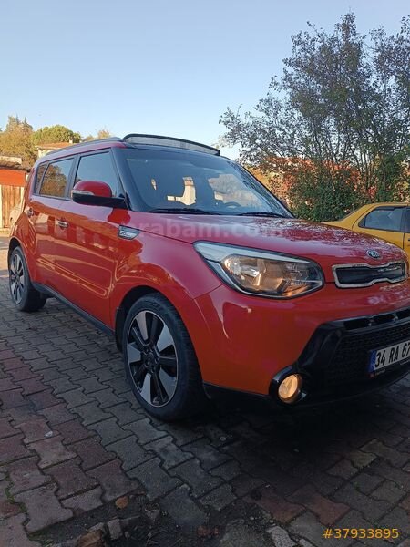 Sahibinden Kia Soul 1.6 CRDi Premium 2016 Model 102.000 km Kırmızı