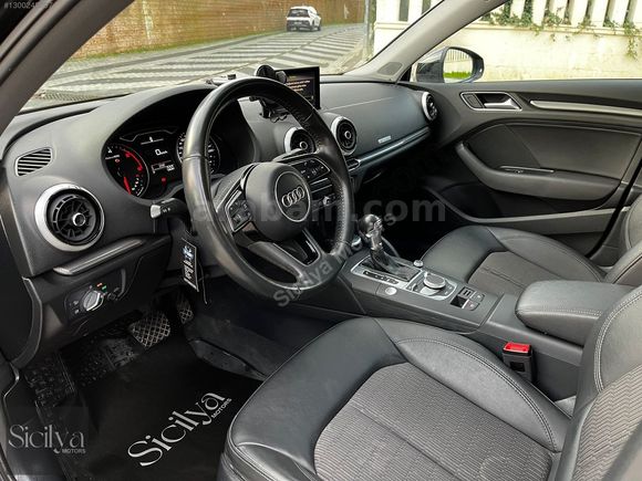 |SİCİLYA| 2017 Audi A3 1.6 Tdi Design İlk Elden K.K 12 Taksit