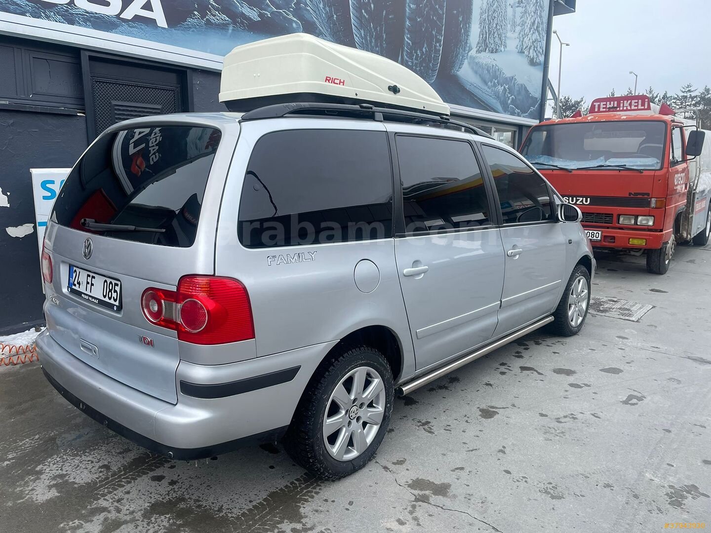 Sahibinden Volkswagen Sharan 1.9 TDI Comfortline 2006 Model Erzincan 266.000 km Gri (Gümüş) 6