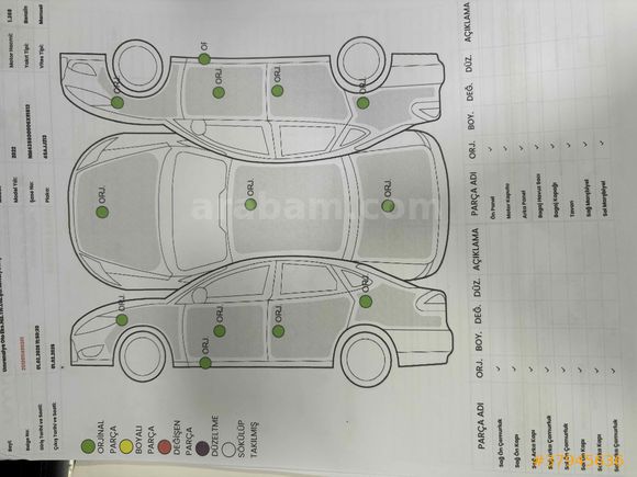 Sahibinden Fiat Egea 1.4 Fire Easy Plus 2022 Model Antalya