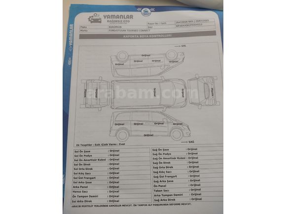 Sahibinden Ford Tourneo Connect 2.0 EcoBlue Titanium 2022 Model