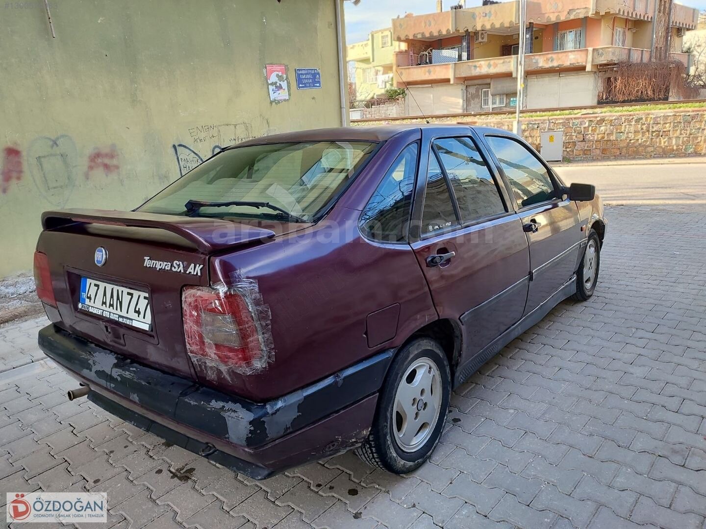 Galeriden Fiat Tempra 1.6 SX AK 1995 Model Mardin 352.000 km Bordo 6