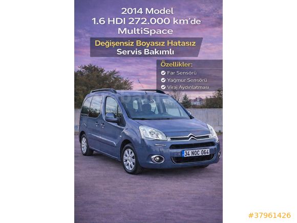 Sahibinden Citroen Berlingo 1.6 HDi Multispace 2014 Model 