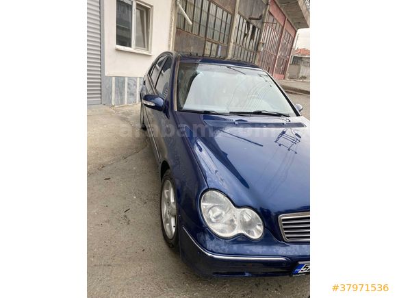 Sahibinden Mercedes - Benz C 200 Kompressor Avantgarde 2001 Model  370.000 km Mavi (metalik)