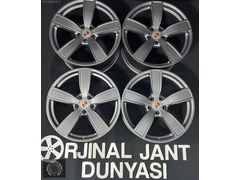 orjinal porsche cayenne turbo gts 22 inc jant seti