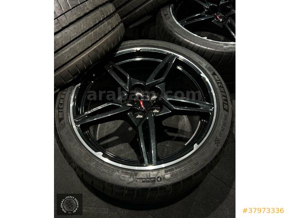 orjinal corvette c8 jant lastik seti