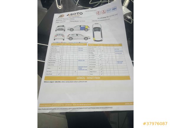 Sahibinden Fiat Punto 1.3 Multijet Pop 2012 Model 
