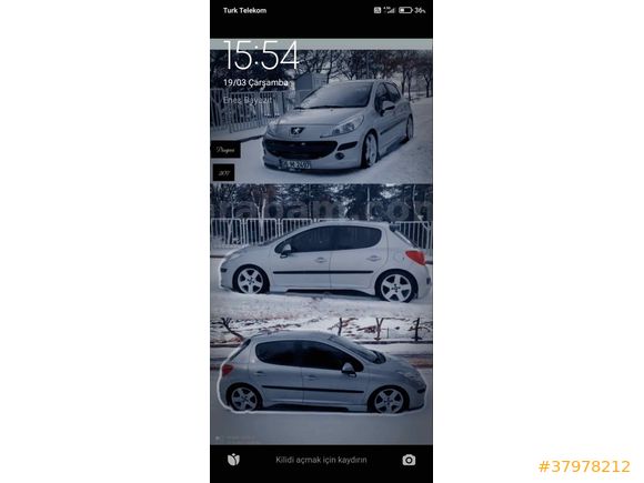 Sahibinden Peugeot 207 1.4 HDi Trendy 2009 Model 