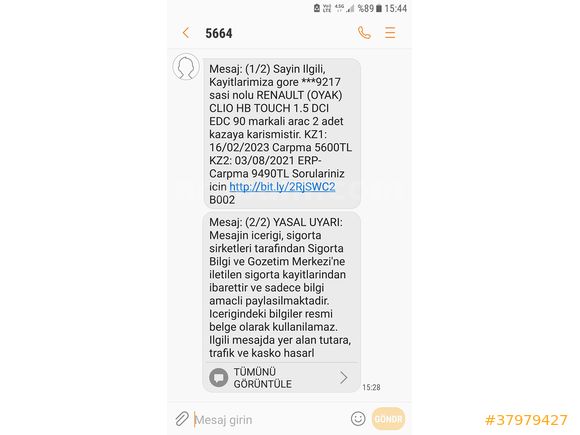 DÜŞÜK KM TEMİZ Renault Clio 1.5 dCi Touch 2016 Model 