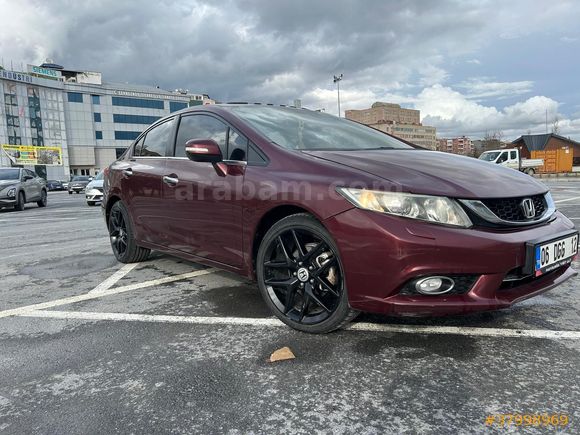 Sahibinden Honda Civic 1.6 i-VTEC ECO Elegance 2015 Model  237.000 km Bordo
