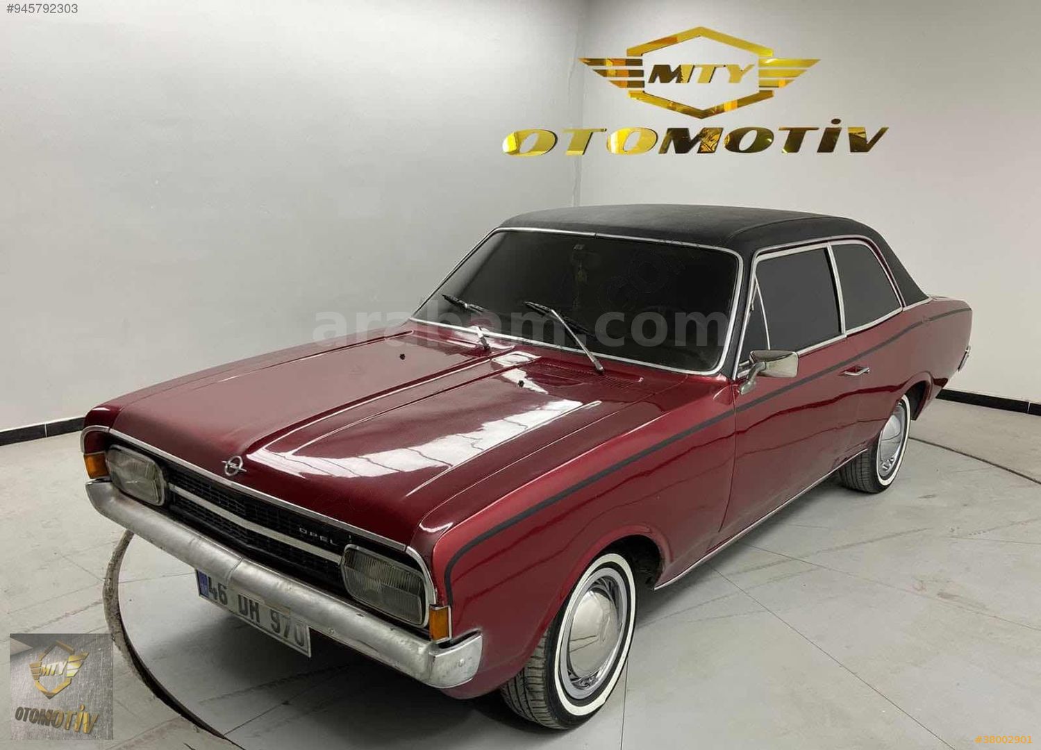 Galeriden Opel Rekord 1967 Model Şanlıurfa 100.000 km Kırmızı
