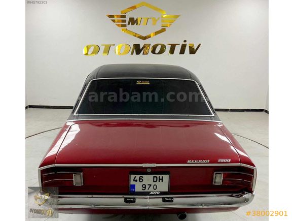 Galeriden Opel Rekord 1967 Model Şanlıurfa 100.000 km Kırmızı