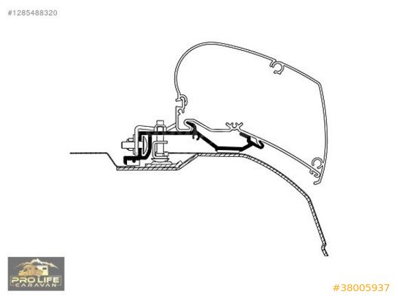 Thule 6300 Tavan Montaj Braketi (Sprinter/Crafter)